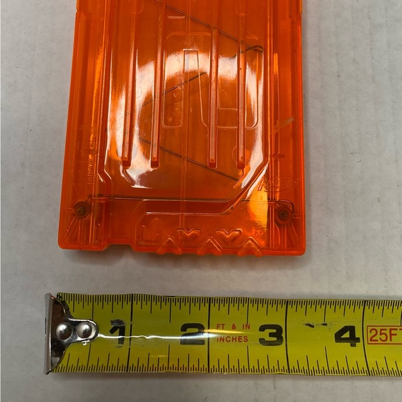 Nerf N-Strike Orange Clear 12 Round Dart Gun bullet clip. - Picture 6 of 8